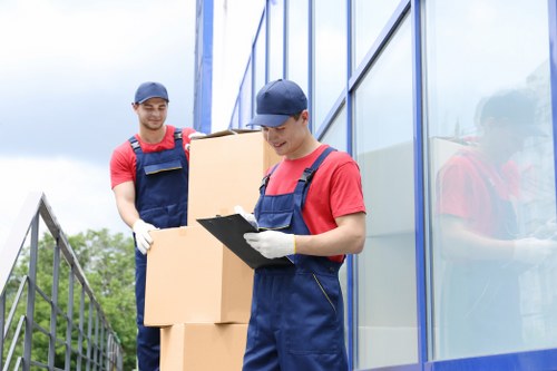 Commercial man with van removal for a local business in Finsbury Park