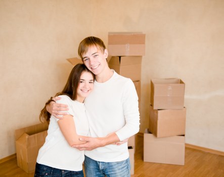 Loading moving van for a residential move near Finsbury Park