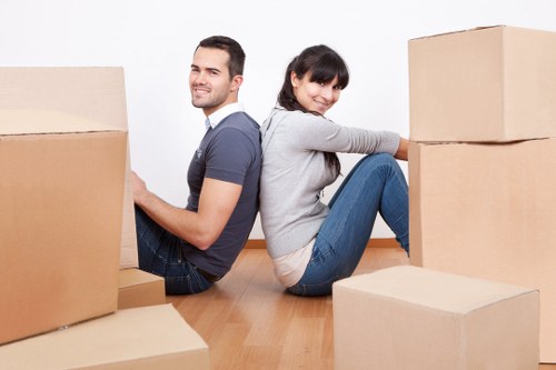 Residential moving van support for a Finsbury Park relocation
