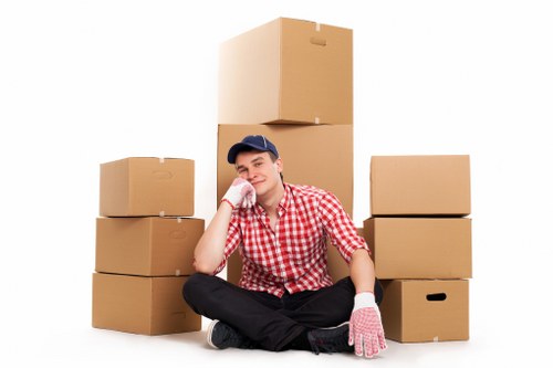 Careful loading of furniture for removals in Finsbury Park